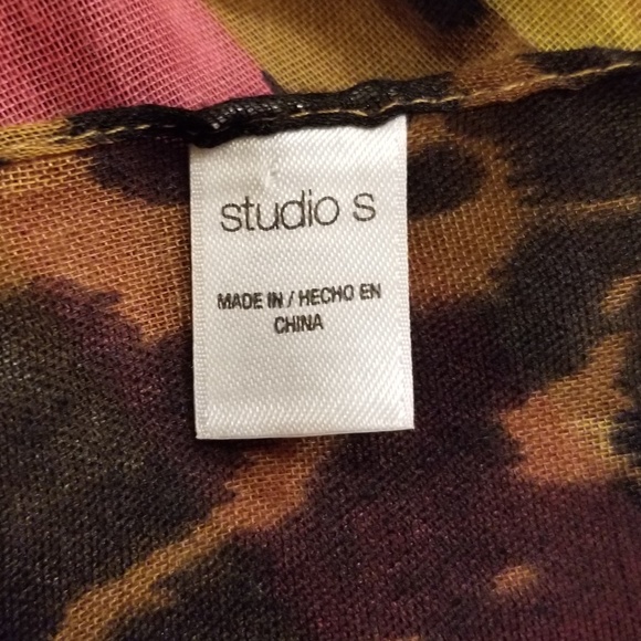 NWOT - Multi Colored Scarf - Picture 3 of 3